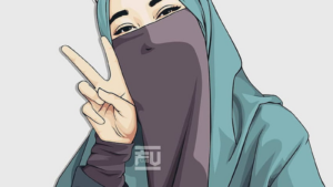 gambar kartun muslimah cantik dan imut