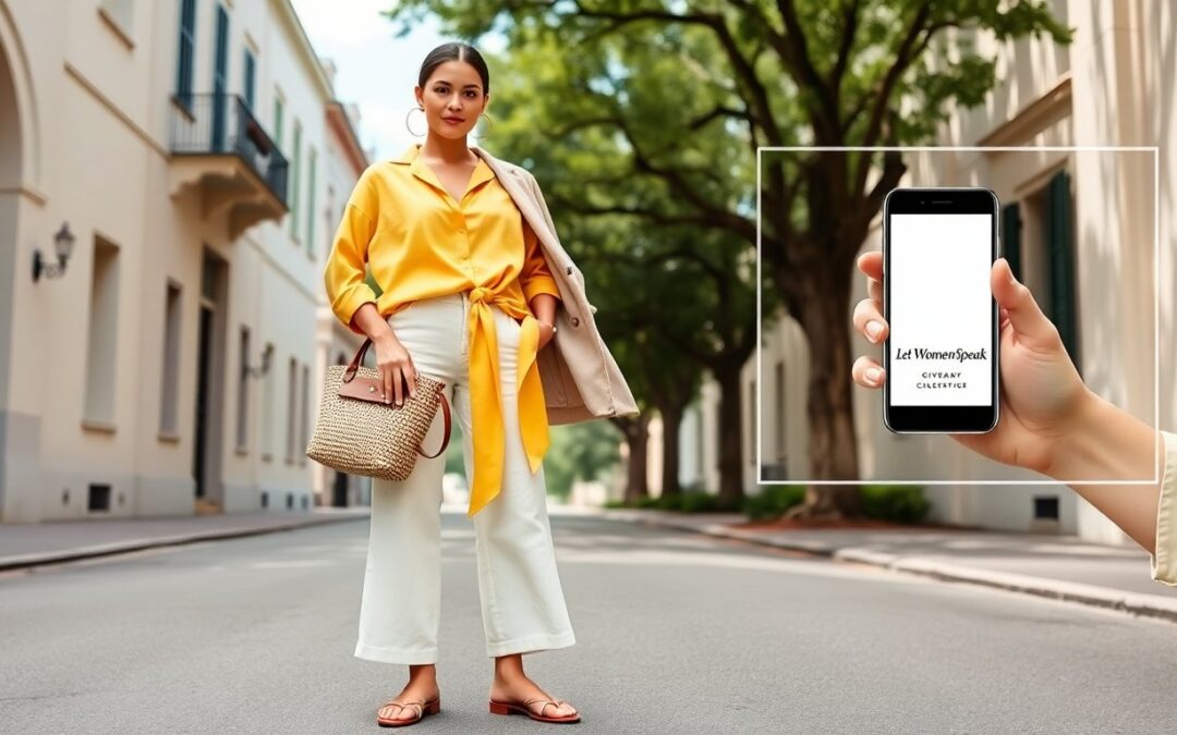 letwomenspeak style inspiration savannah giveaway yellow